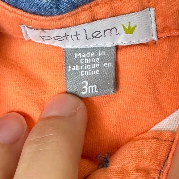 Petit Lem Color Block One Piece Baby Boy Size 3M - Picture 3 of 4